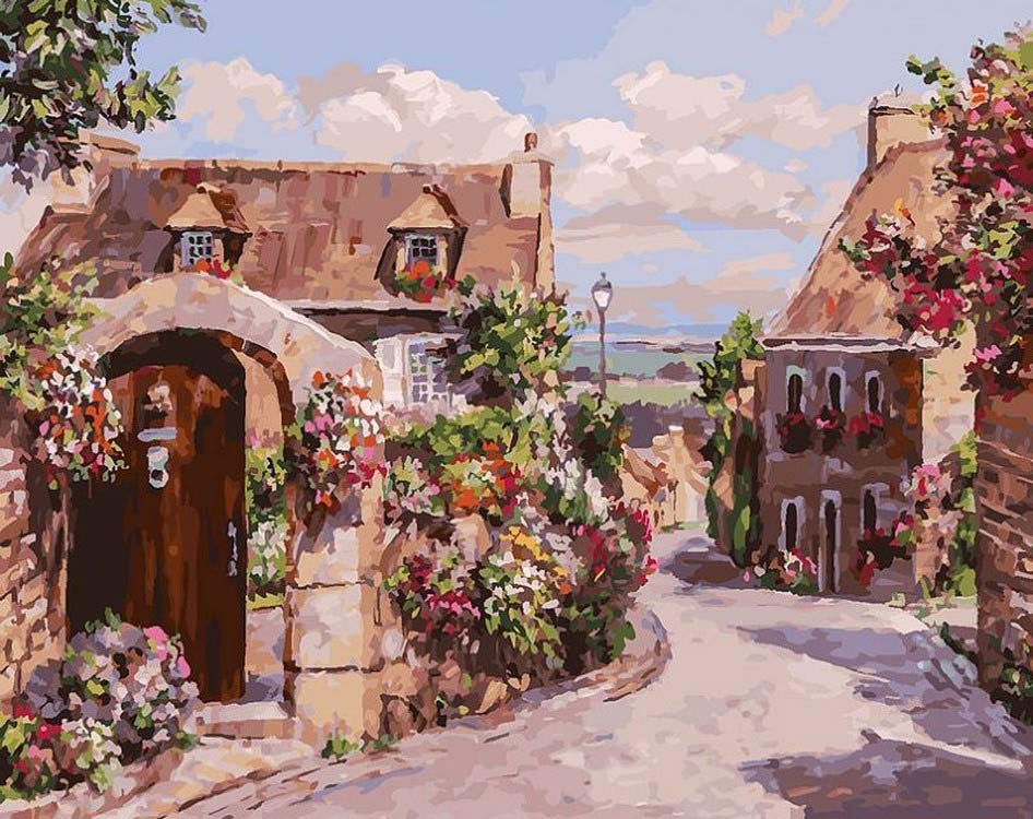 

Картина по номерам Белоснежка Франция. Локронан, 40x50, Франция. Локронан