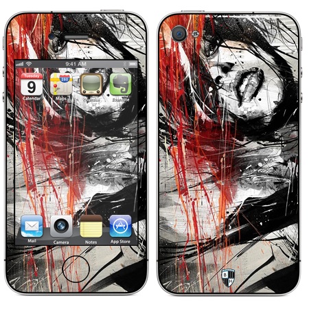 

Наклейка виниловая Black Horn для iPhone 4/4S (Gr 19)