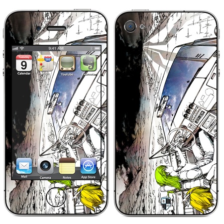 

Наклейка виниловая Black Horn для iPhone 4/4S (Gr 17)