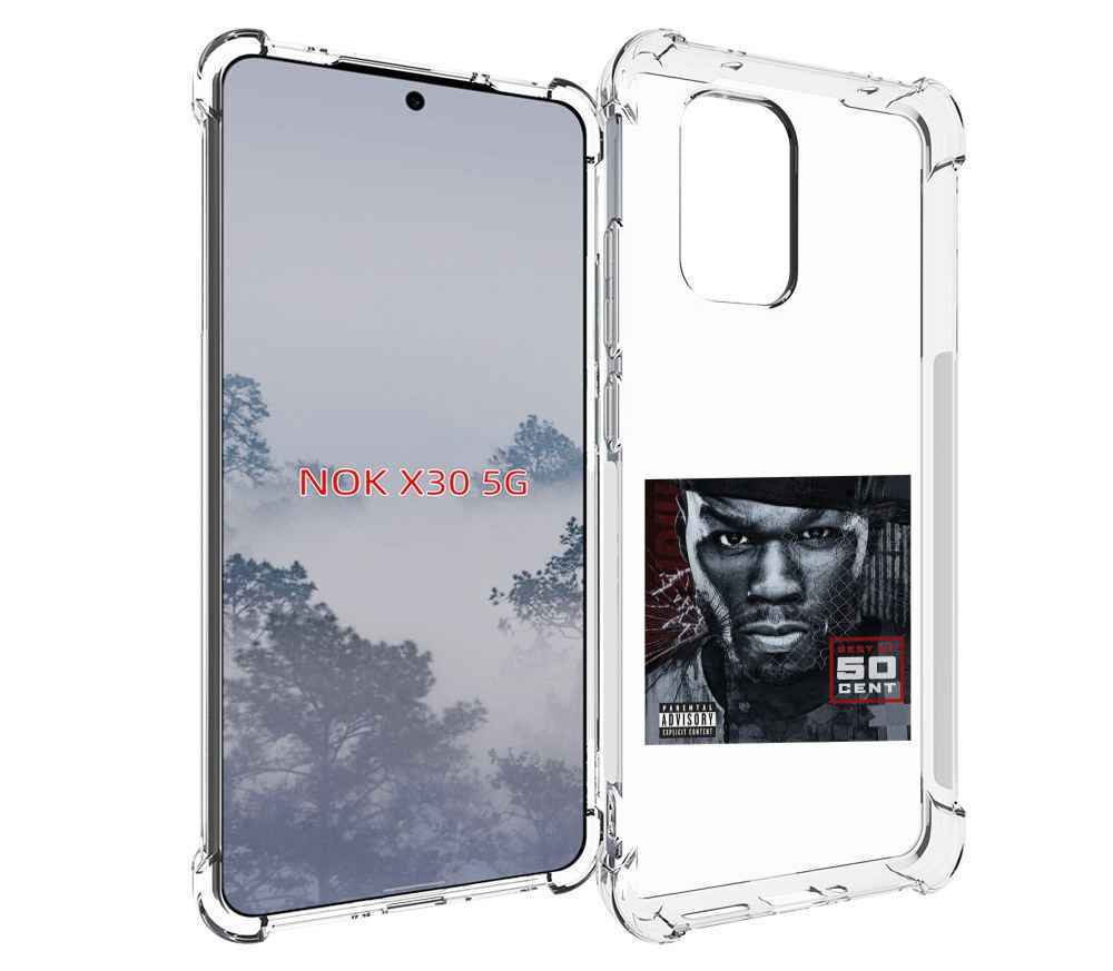 

Чехол MyPads 50 Cent - Best Of для Nokia X30 5G, Tocco