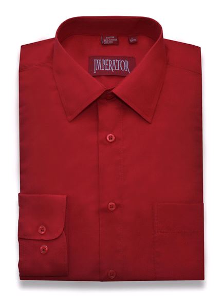 

Рубашка мужская Imperator Red-П красная 38/164-170, Красный, Red-П