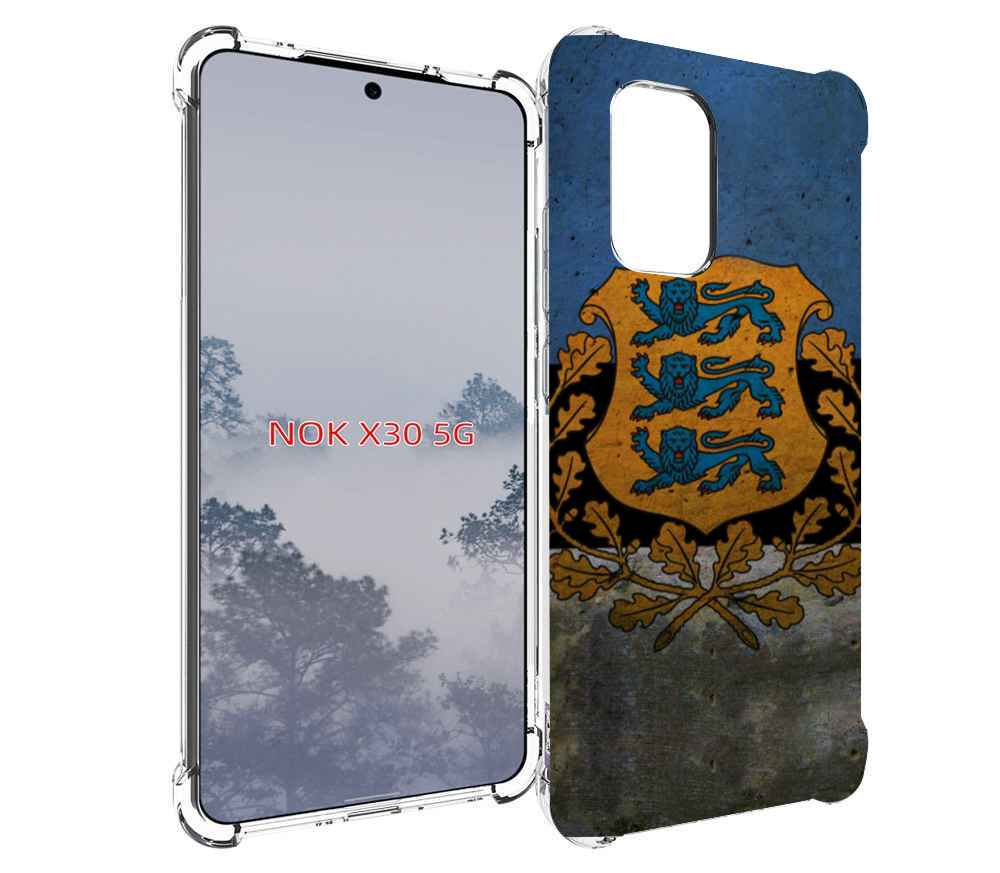 

Чехол MyPads герб флаг эстонии для Nokia X30 5G, Tocco