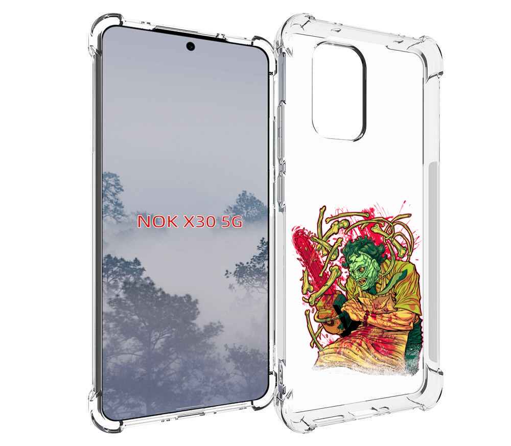 

Чехол MyPads яркий мясник для Nokia X30 5G, Tocco