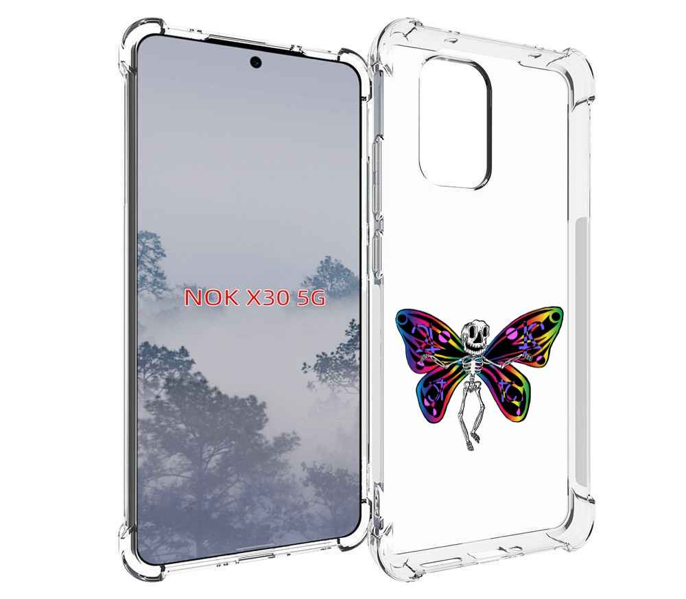 

Чехол MyPads эффект бабочки для Nokia X30 5G, Tocco