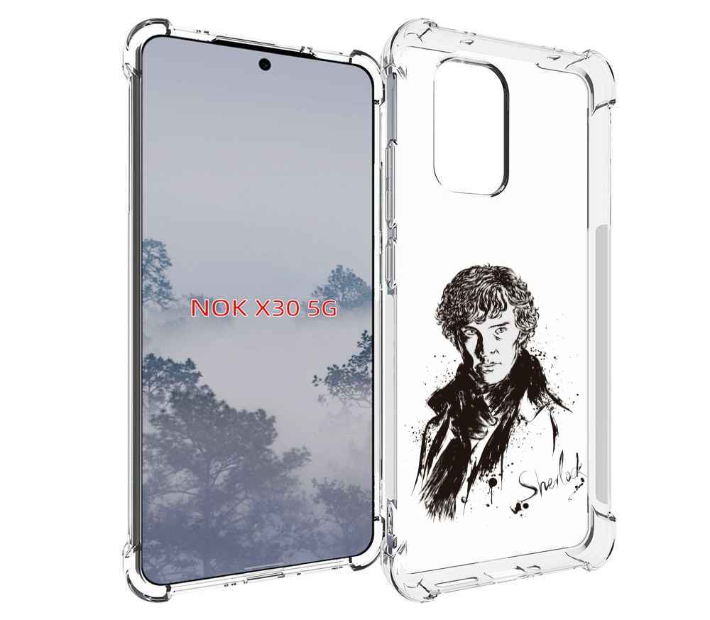 

Чехол MyPads шерлок холмс портрет для Nokia X30 5G, Tocco