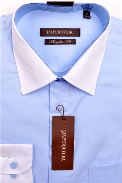 Рубашка мужская Imperator Dream Blue/PT2000-33-П-ST голубая 37/170-176