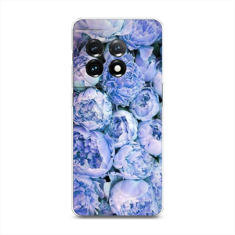 

Чехол Awog на OnePlus 11 "Пионы голубые", Голубой, 153650-8