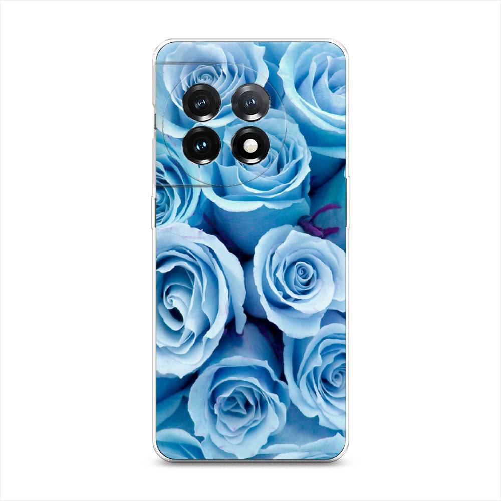 

Чехол Awog на OnePlus 11 "Лазурные розы", Голубой, 153650-8