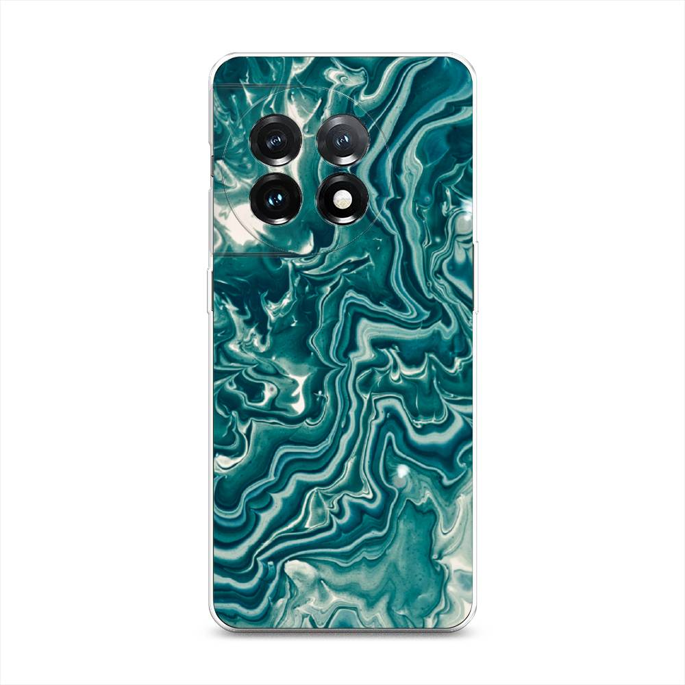 

Чехол Awog на OnePlus 11 "Минералы 4", Голубой, 153650-3