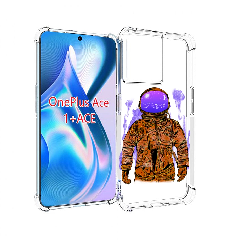 

Чехол MyPads нарисованный мужчина в скафандре для OnePlus Ace, Прозрачный, Tocco