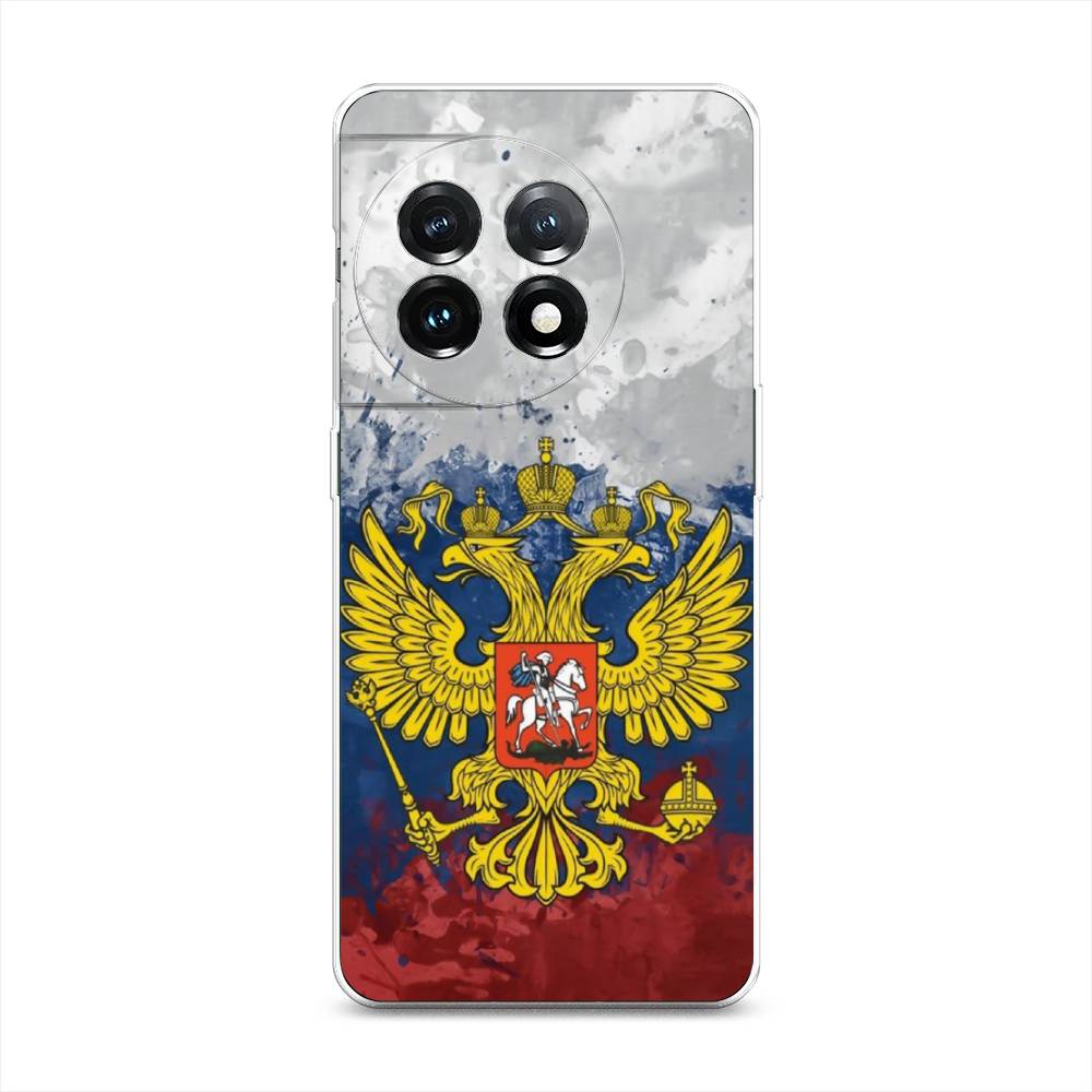 

Чехол Awog на OnePlus 11 "РФ", Белый;синий;красный, 153650-5