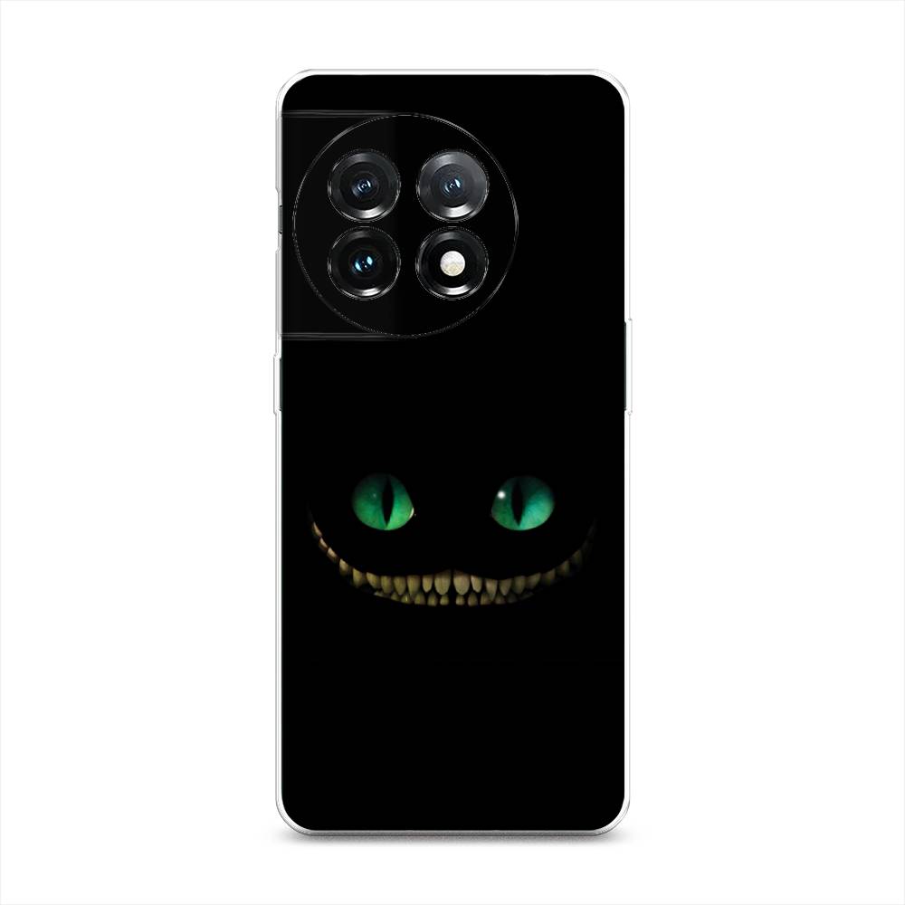 

Чехол Awog на OnePlus 11 "Зеленоглазый чеширский кот", Черный, 153650-10