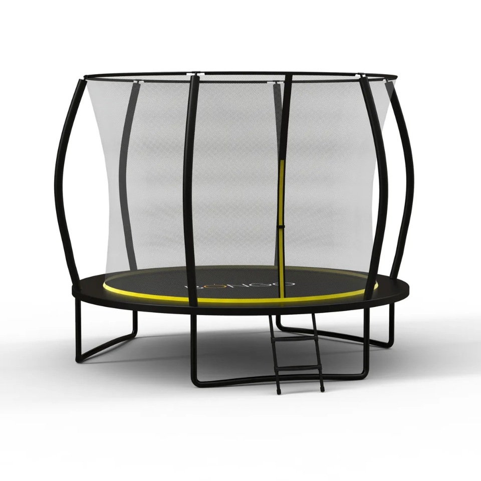 фото Батут каркасный trampoline inside 10ft 3,05 м с защитной сеткой и лестницей