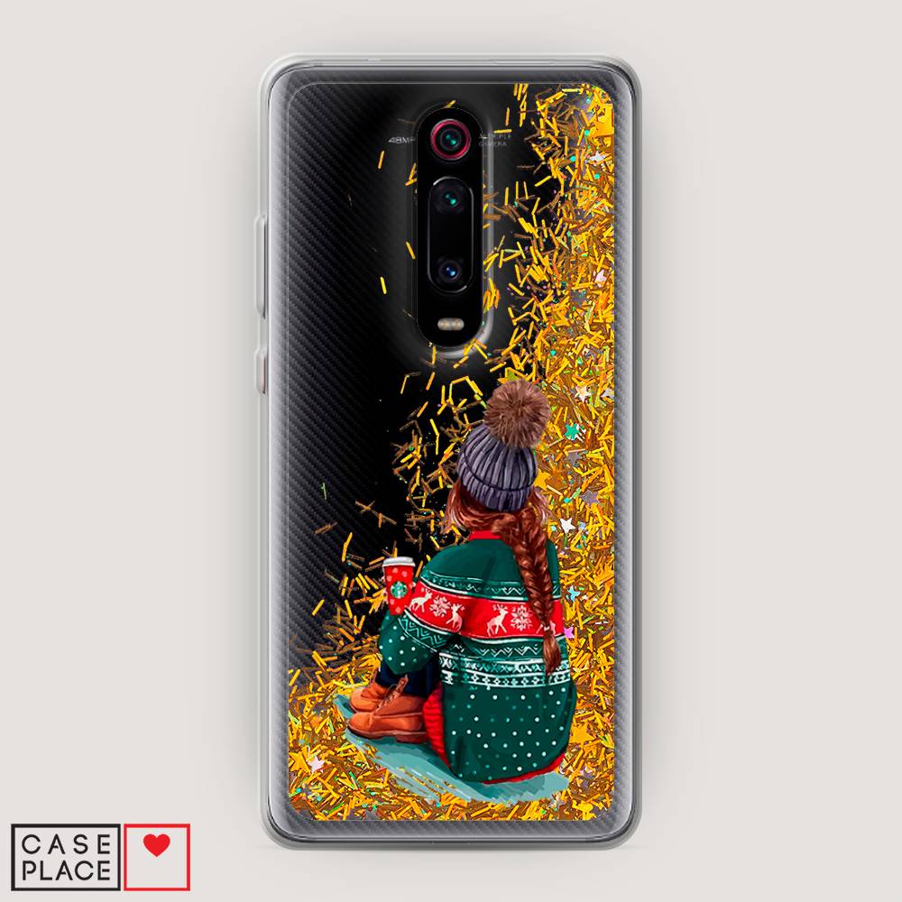 

Жидкий чехол с блестками "Winter dreams" на Xiaomi Redmi K20 Pro, 35690-1