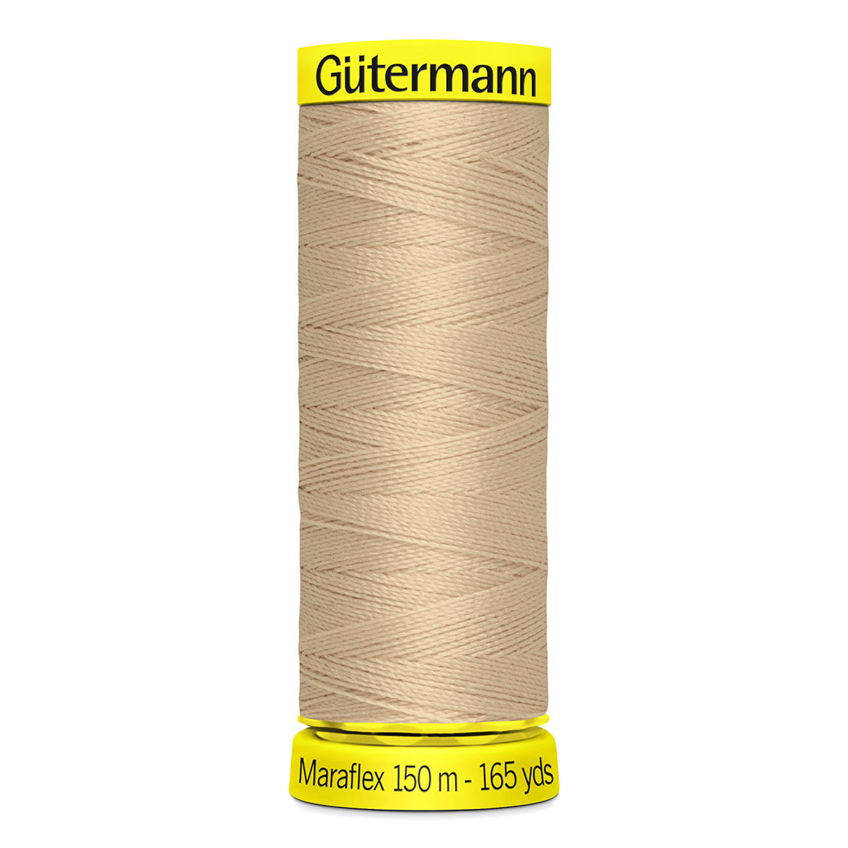 Нить Gutermann Maraflex, 777000, для трикотажных тканей, 150м (186 крем-брюле), 5 шт