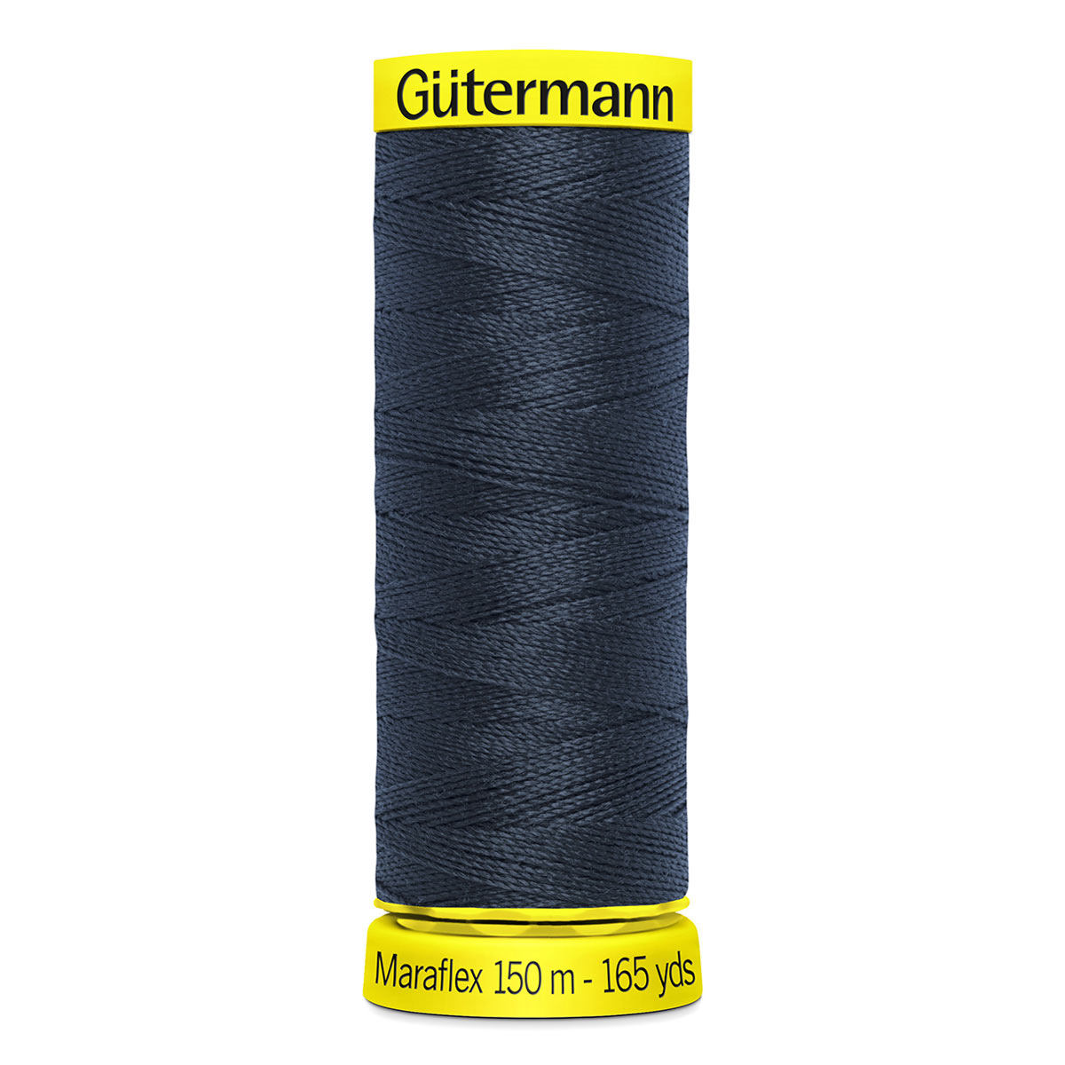 Нить Gutermann Maraflex, 777000, для трикотажных тканей, 150м (665 сине-черный), 5 шт