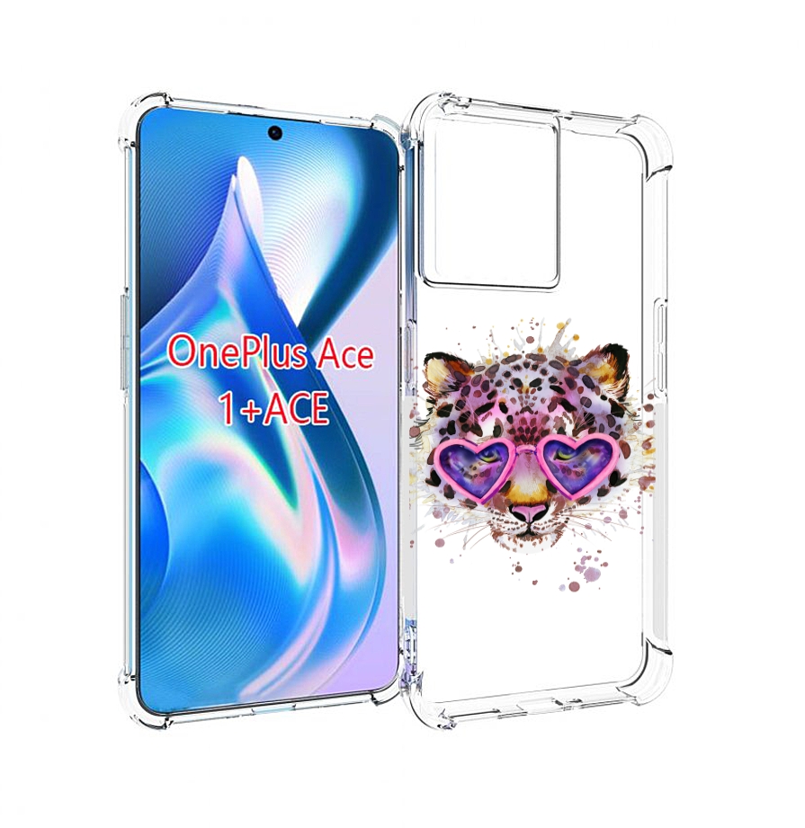 

Чехол MyPads модный леопард для OnePlus Ace, Прозрачный, Tocco