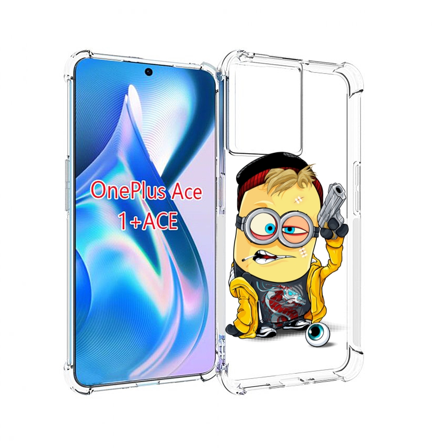 

Чехол MyPads миньон бандит для OnePlus Ace, Прозрачный, Tocco
