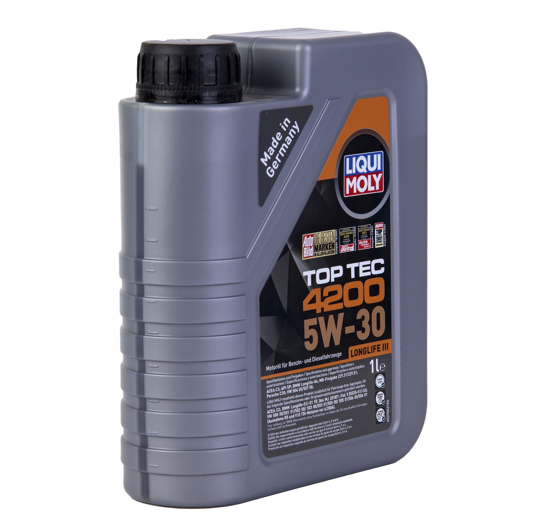 Моторное масло LIQUI MOLY Top Tec 4500 5w-30 5л.