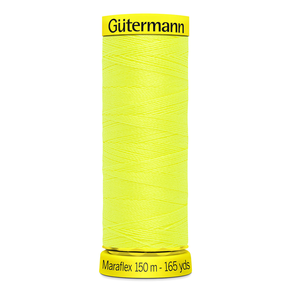 

Нить Gutermann Maraflex, 777000, для трикотажных тканей, 150м (3835 неоновый жёлтый), 5 шт, Желтый, 7733983
