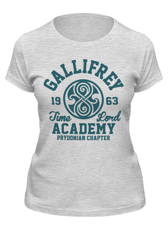 

Футболка женская Printio Gallifrey time lord academy серая XL, Серый, Gallifrey time lord academy