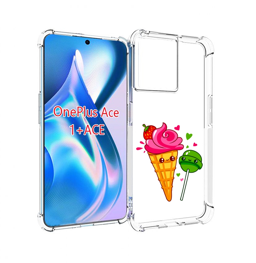 

Чехол MyPads Вкусняшки для OnePlus Ace, Прозрачный, Tocco