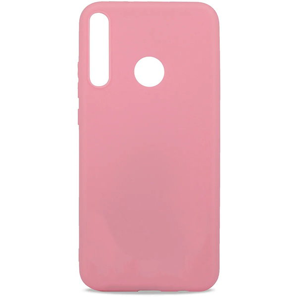 фото Силиконовый чехол для huawei p40 lite e soft case розовый zibelino