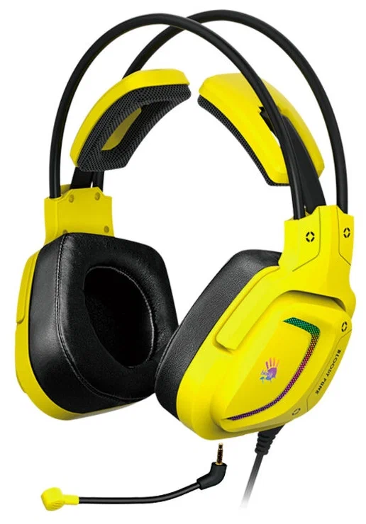 фото Наушники a4tech bloody g575 punk yellow-black