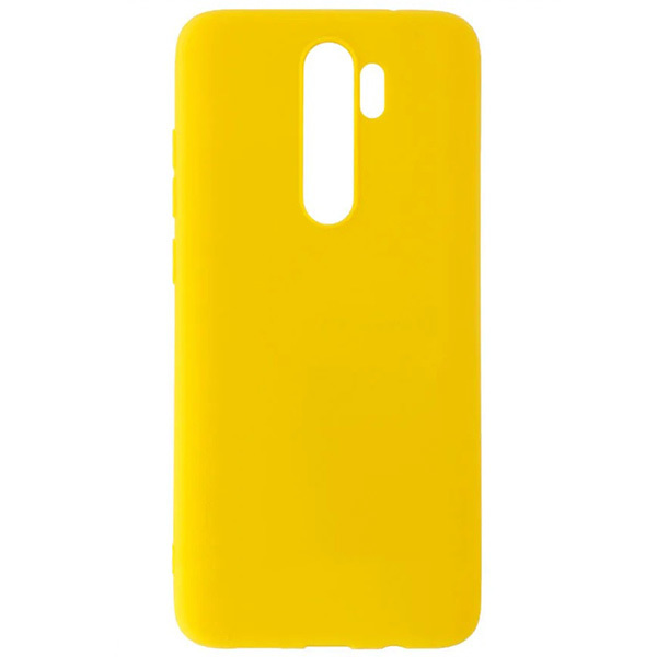 

Силиконовый чехол для Xiaomi Redmi Note 8 Pro Soft Matte Желтый