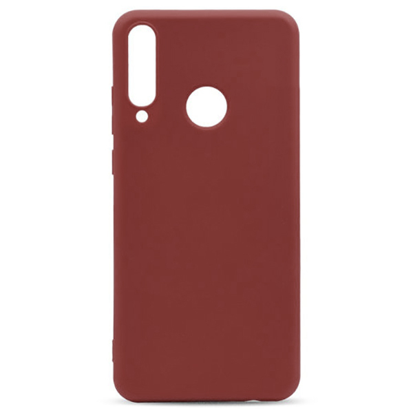 

Силиконовый чехол для Huawei Y6p Soft Case Бордовый