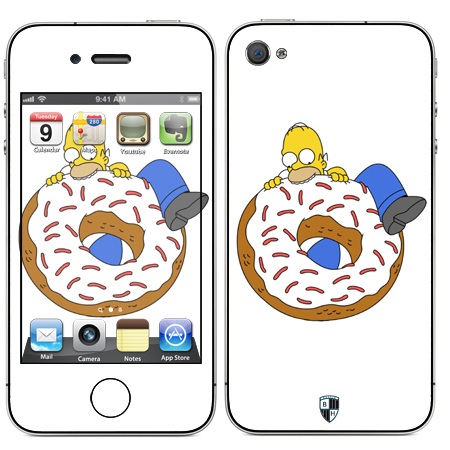 

Наклейка виниловая Black Horn для iPhone 4/4S (Fu 17)
