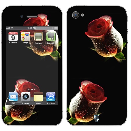 

Наклейка виниловая Black Horn для iPhone 4/4S (Fl 08)