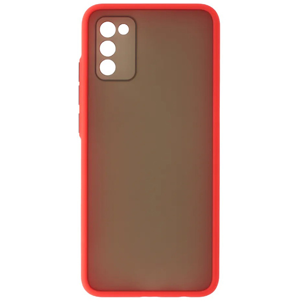 

Чехол накладка для Samsung Galaxy A02s Plastic Matte Красный