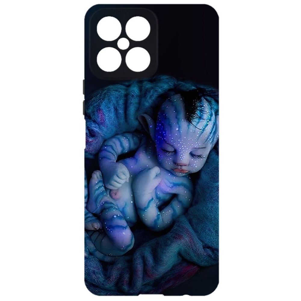 

Чехол-накладка Софт Аватар - Малышка для Honor X30i, Черный