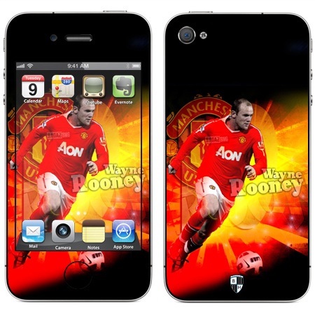 

Наклейка виниловая Black Horn для iPhone 4/4S (Fa 19)