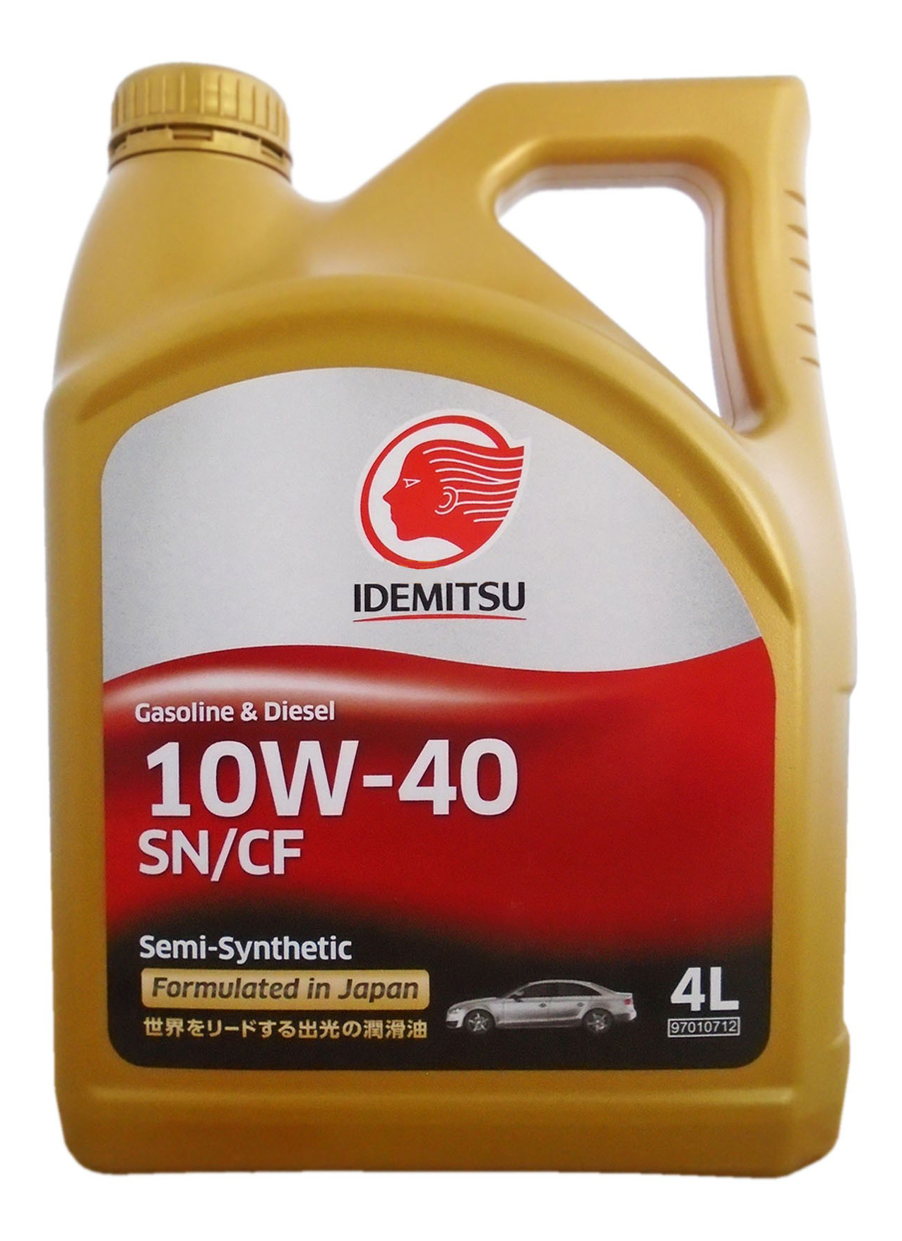 фото Idemitsu масло idemitsu 10/40 gasoline & diesel s-s sn/cf пластик 4л
