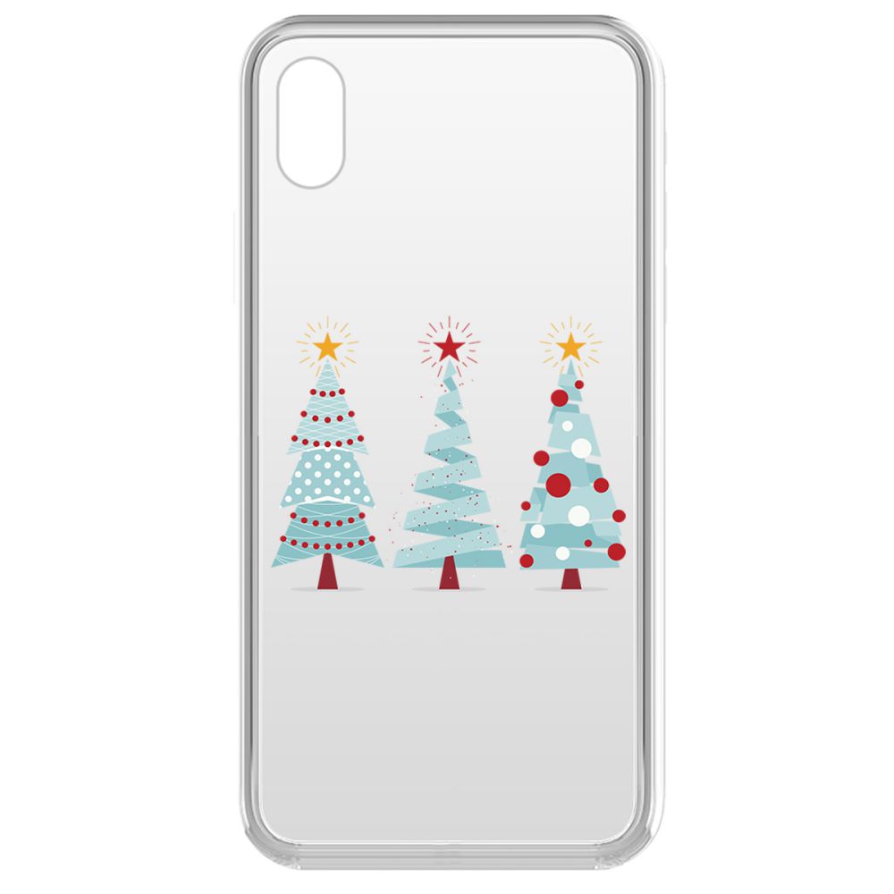 

Чехол-накладка Krutoff Clear Case Новоёлка для iPhone XR, Прозрачный