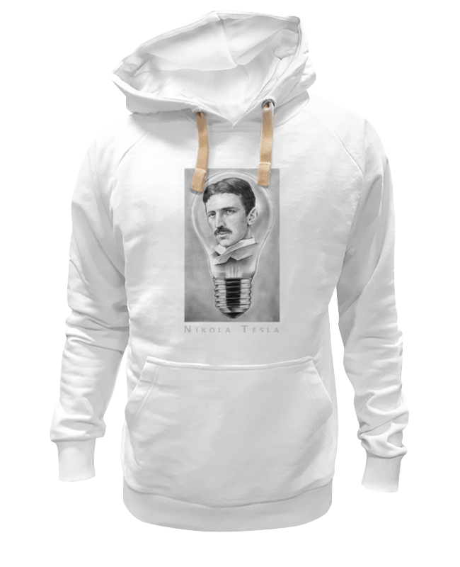

Худи унисекс Printio Никола тесла белое 2XL, Белый, Никола тесла