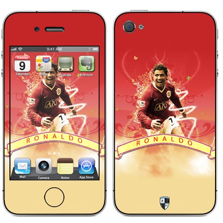 

Наклейка виниловая Black Horn для iPhone 4/4S (Fa 07)