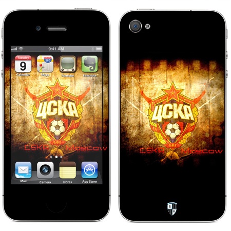 

Наклейка виниловая Black Horn для iPhone 4/4S (Fa 02)