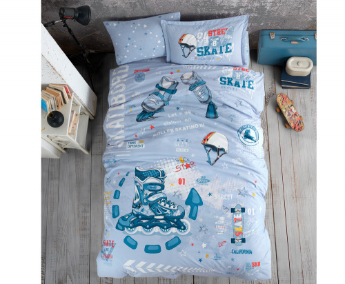 

Комплект постельного белья Clasy Ranforce (SKYLAND MAVI) 1.5