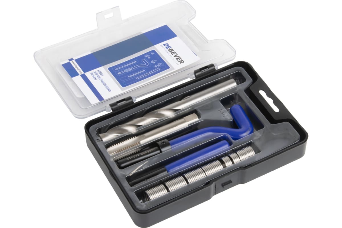 Набор для восстановления резьбы DeBever UNC 1/2