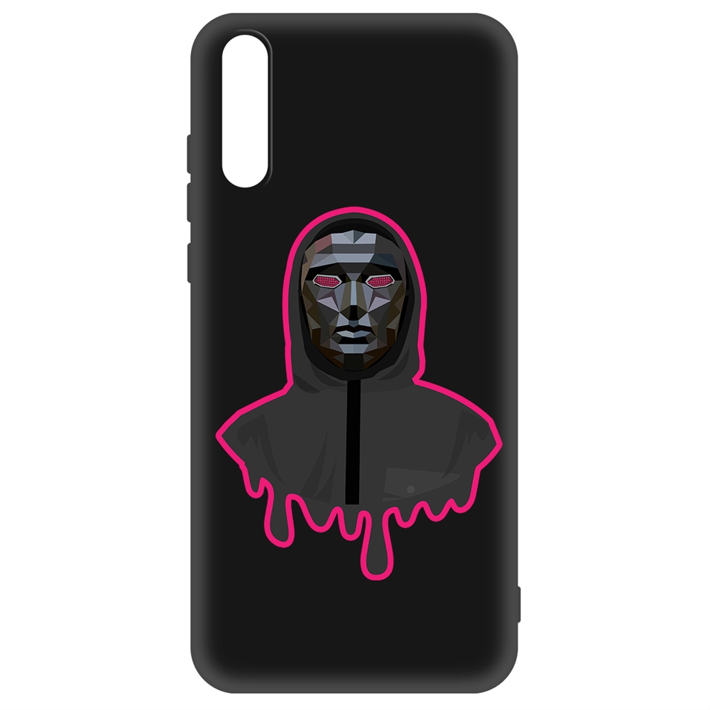 Накладка Krutoff Soft Case Игра в кальмара-Ведущий для Huawei Y8p/ Honor 30i черный