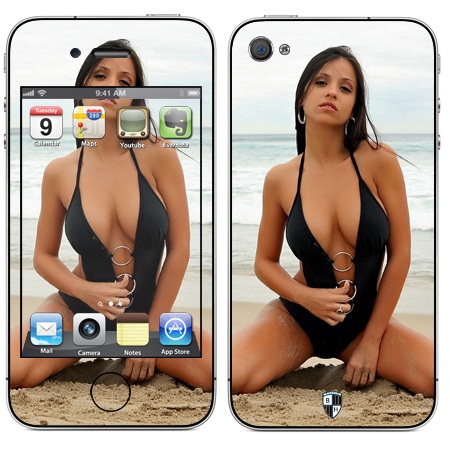

Наклейка виниловая Black Horn для iPhone 4/4S (Er 14)
