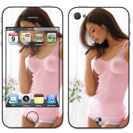 

Наклейка виниловая Black Horn для iPhone 4/4S (Er 12)