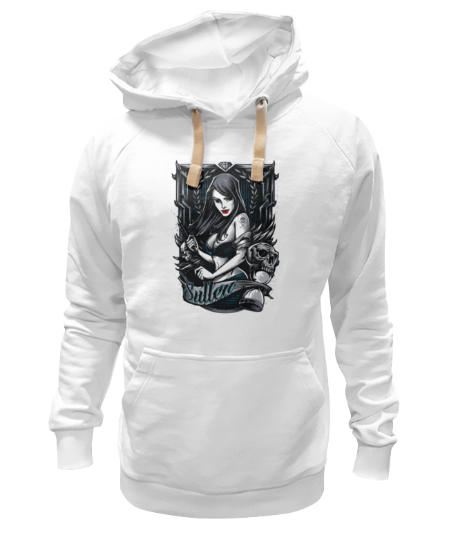 

Худи унисекс Printio Gothic girl белое 2XL, Белый, Gothic girl