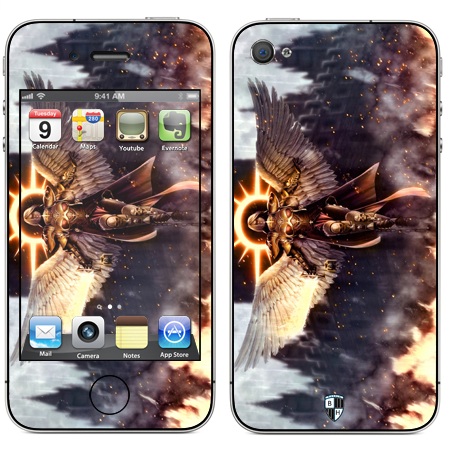 

Наклейка виниловая Black Horn для iPhone 4/4S (Cr 52)