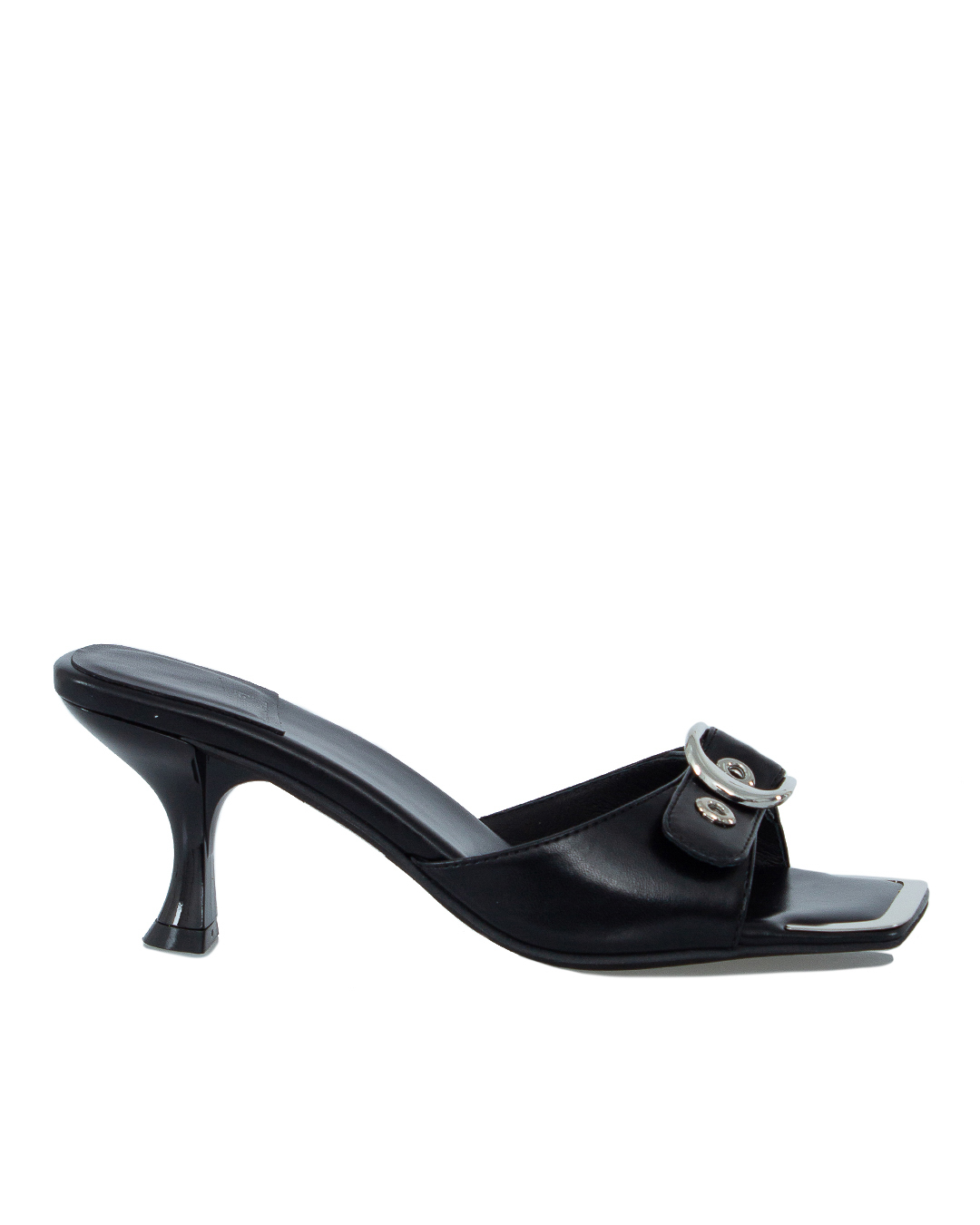

Сабо женские JEFFREY CAMPBELL Fasten-Up черные 36 IT, Черный, Fasten-Up
