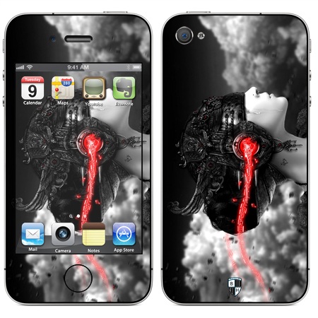 

Наклейка виниловая Black Horn для iPhone 4/4S (Cr 39)