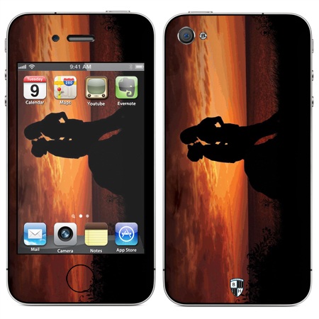 

Наклейка виниловая Black Horn для iPhone 4/4S (Cr 36)